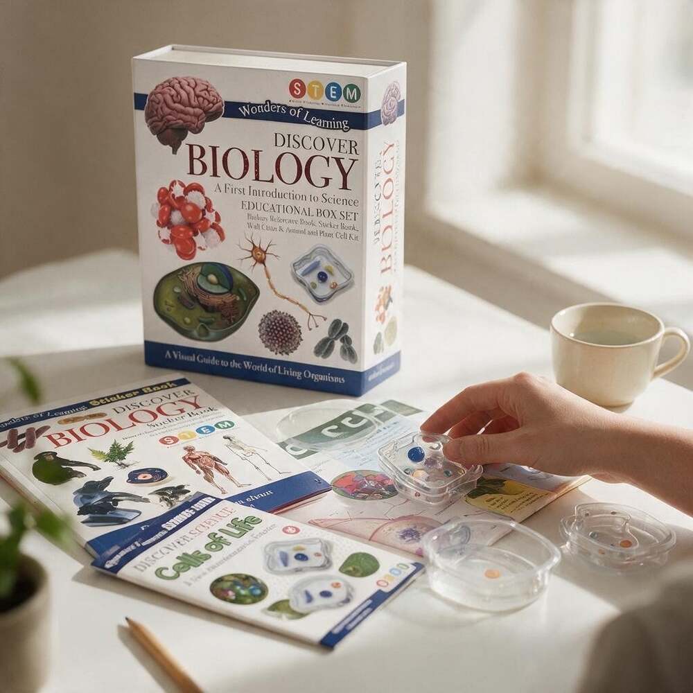 Wonders of Learning Discover Biology STEM Kit Kids Science Educational Box Set